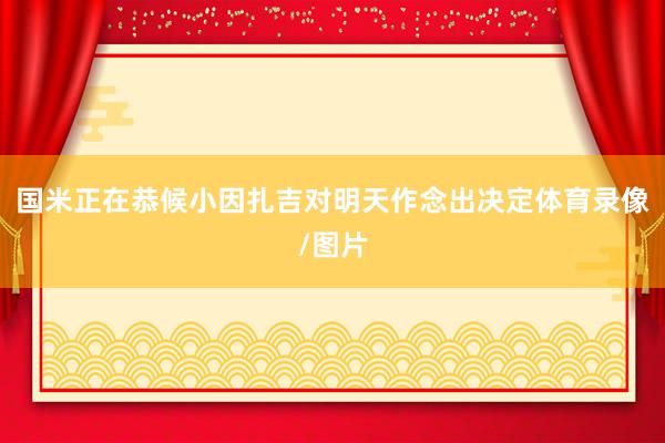 国米正在恭候小因扎吉对明天作念出决定体育录像/图片