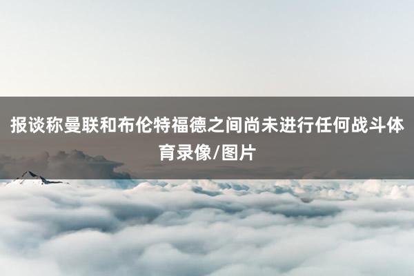报谈称曼联和布伦特福德之间尚未进行任何战斗体育录像/图片